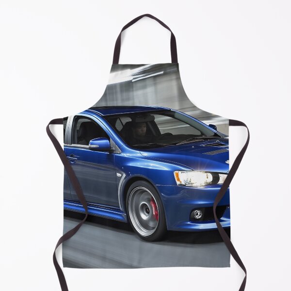 Item preview, Blue Mitsubishi Lancer Evo X Poster – JDM Performance Wall Art designed and sold by AutoPopStudio.