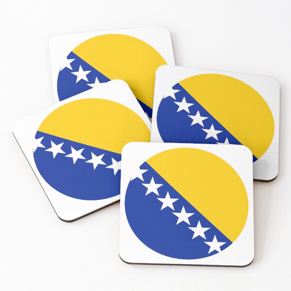 Artikelvorschau, Bosnien und Herzegowina Flagge entworfen und verkauft von USEFULART-Shop.