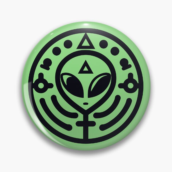 Item preview, Alien Geometric Symbol designed and sold by PickledjoArt.