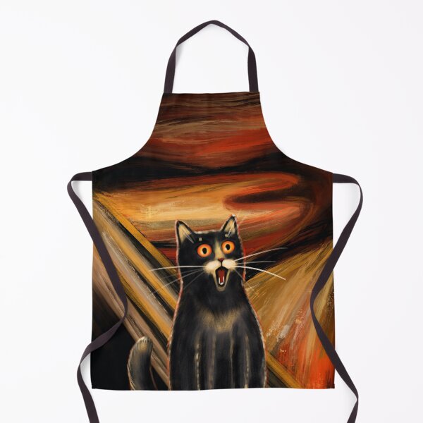 Item preview, Funny meme black cat on the fire background designed and sold by Makitsu Neko.