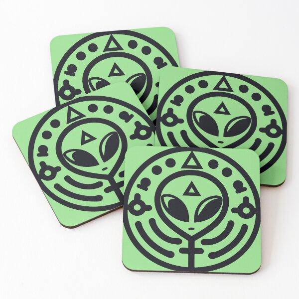 Item preview, Alien Geometric Symbol designed and sold by PickledjoArt.