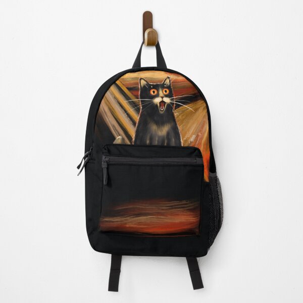 Item preview, Funny meme black cat on the fire background designed and sold by Makitsu Neko.