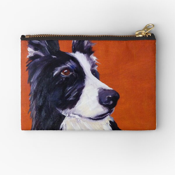 Border Collie Focus! Zipper Pouch