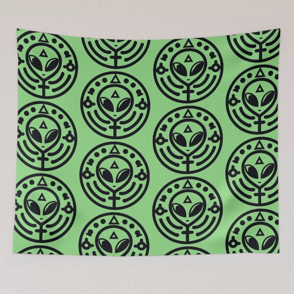 Item preview, Alien Geometric Symbol designed and sold by PickledjoArt.