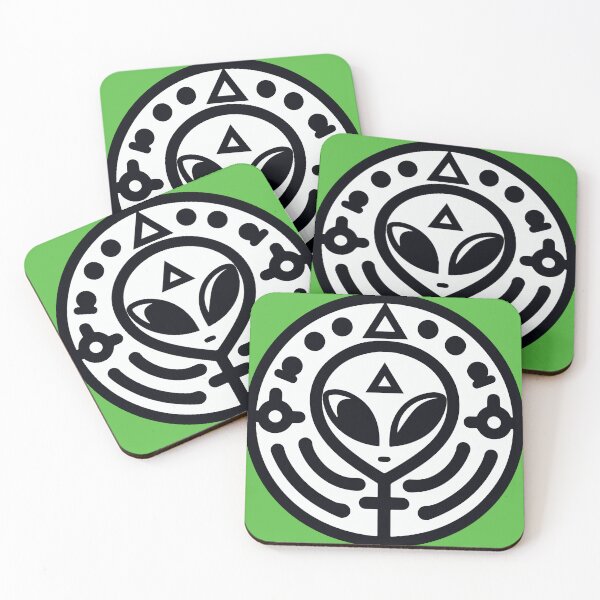 Item preview, Alien Geometric Symbol designed and sold by PickledjoArt.