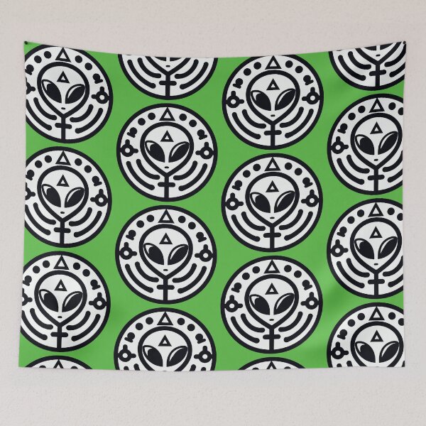 Item preview, Alien Geometric Symbol designed and sold by PickledjoArt.