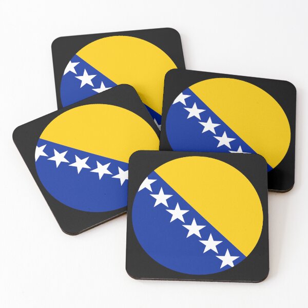 Artikelvorschau, Bosnien und Herzegowina Flagge entworfen und verkauft von USEFULART-Shop.