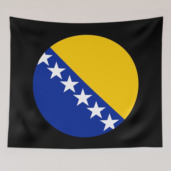Artikelvorschau, Bosnien und Herzegowina Flagge entworfen und verkauft von USEFULART-Shop.