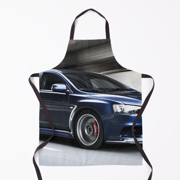 Item preview, Blue Mitsubishi Lancer Evo X Poster – JDM Performance Wall Art II designed and sold by AutoPopStudio.