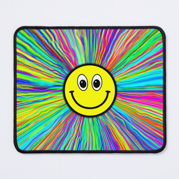 Item preview, Smiley Psychedelic Pattern designed and sold by glowdesigns.