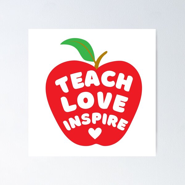 Item preview, Teach, love, inspire  designed and sold by DesignPMG.