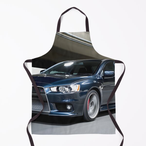 Item preview, Blue Mitsubishi Lancer Evo X Poster – JDM Performance Wall Art IV designed and sold by AutoPopStudio.