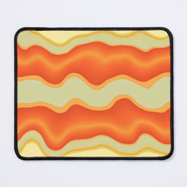 Item preview, Horizontal Wavy Zigzag Lines in Retro Yellow, Orange and Green designed and sold by KaSaPo.