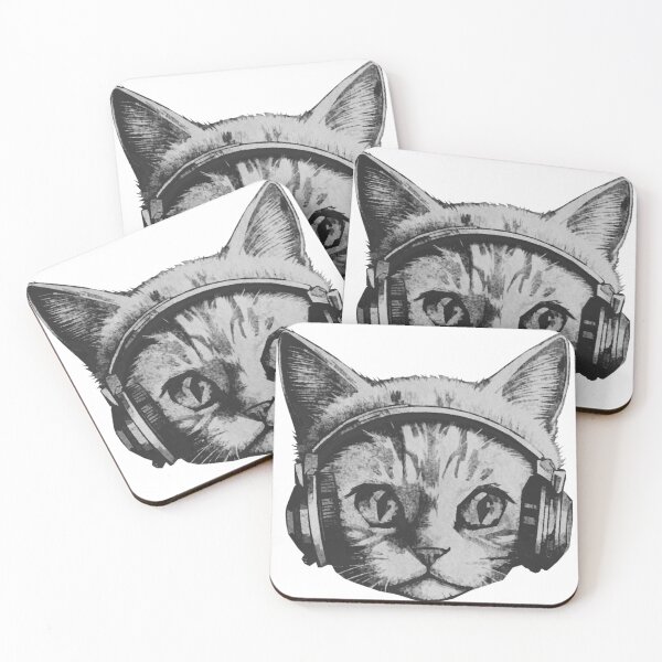 Item preview, Cat Headphones designed and sold by kinpirks.