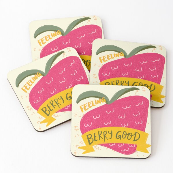 Item preview, feeling berry good designed and sold by Pretty Postcards.