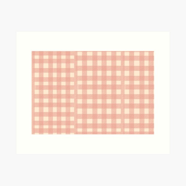 Item preview, Simple pink checkered designed and sold by Vainella.