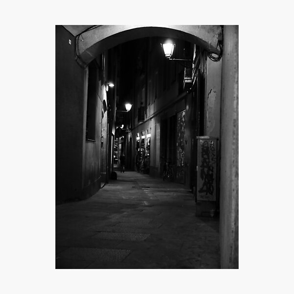 Item preview, side street in Barcelona designed and sold by CrtvOdss.