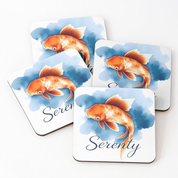 Item preview, Koi Serenity Square designed and sold by Shirtastically.