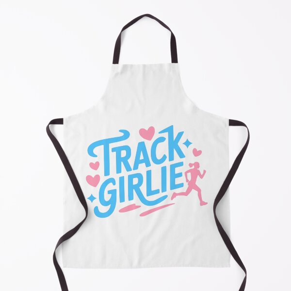 Item preview, Track Girlie! Pink And Blue Running Girl designed and sold by PMCreative.