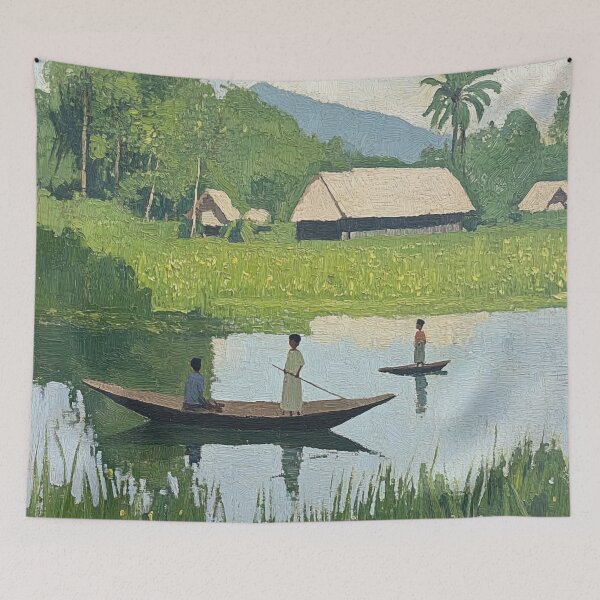 Item preview, Assam | Post-impressionist painting style designed and sold by ComicsFactory.