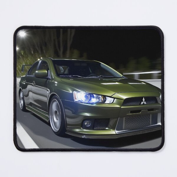 Item preview, Green Mitsubishi Lancer Evo X Poster – Bold JDM Wall Art designed and sold by AutoPopStudio.