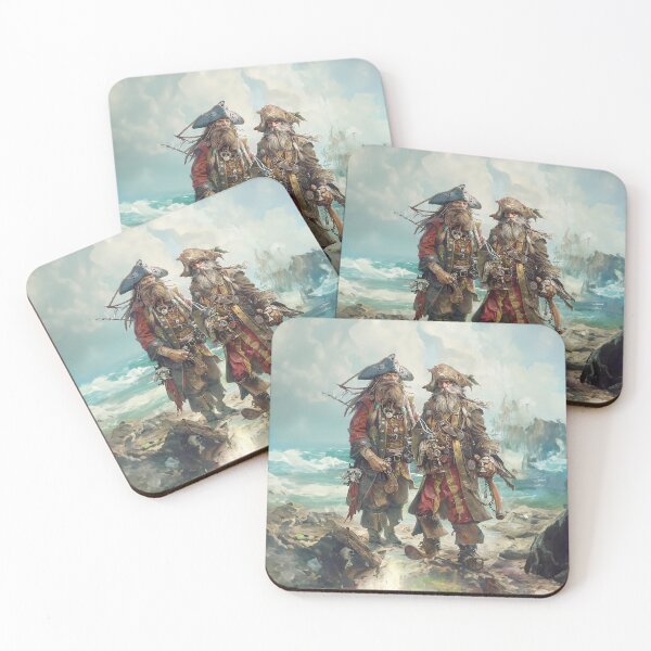 Item preview, Two pirates step onto an island designed and sold by Made-by-Gus.