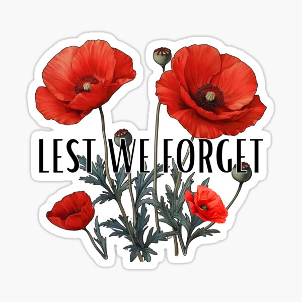 Artikel-Vorschau von Anzac Day 2025 - Damit wir nicht vergessen - Red Poppy Day Australische Männer, Frauen und Kinder, designt und verkauft von Taylor  ART.