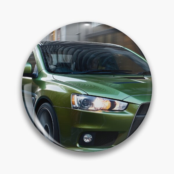 Item preview, Green Mitsubishi Lancer Evo X Poster – Bold JDM Wall Art II designed and sold by AutoPopStudio.