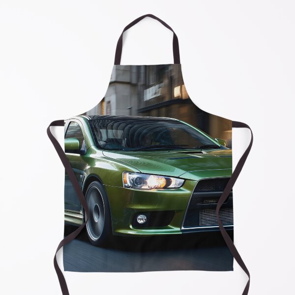 Item preview, Green Mitsubishi Lancer Evo X Poster – Bold JDM Wall Art II designed and sold by AutoPopStudio.
