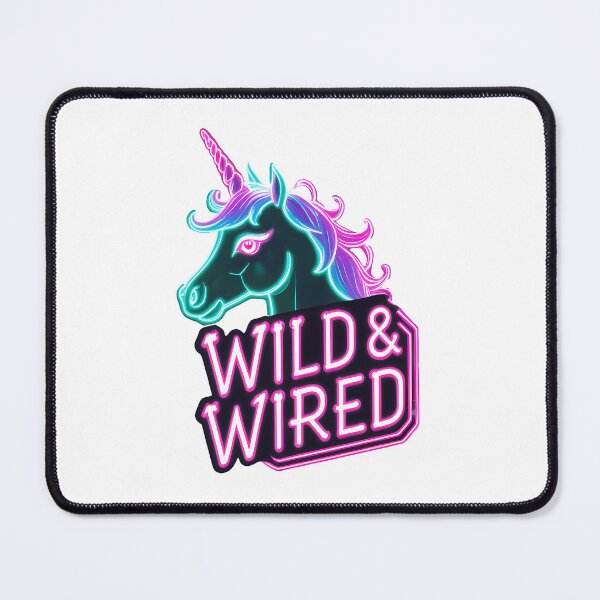 Item preview, Wild & Wired – Neon Forest Unicorn designed and sold by zoughlal.