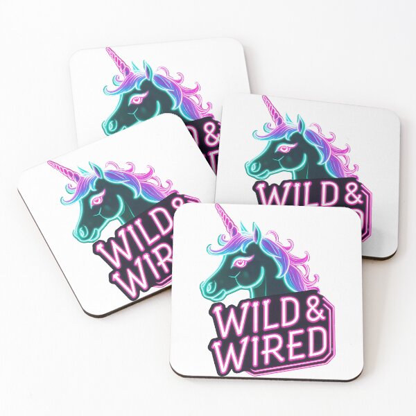 Item preview, Wild & Wired – Neon Forest Unicorn designed and sold by zoughlal.