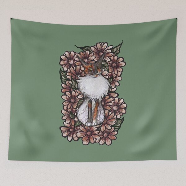 Item preview, Dilute Calico Maine Coon Cat designed and sold by FrictionMaxxing.