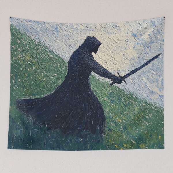 Item preview, Assassin | Post-impressionist painting style designed and sold by ComicsFactory.