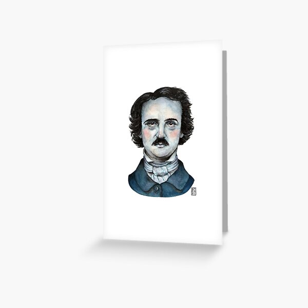 Vista previa del artículo con la obra «Obra de arte de Edgar Allen Poe», diseñado y vendido por BeeMaiArt.