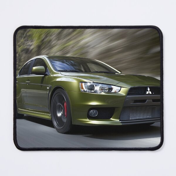 Item preview, Green Mitsubishi Lancer Evo X Poster – Bold JDM Wall Art III designed and sold by AutoPopStudio.