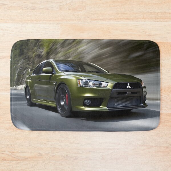 Item preview, Green Mitsubishi Lancer Evo X Poster – Bold JDM Wall Art III designed and sold by AutoPopStudio.