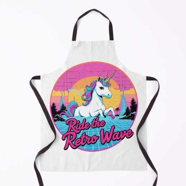 Item preview, Ride the Retro Wave – Synthwave Unicorn designed and sold by zoughlal.