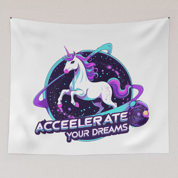 Item preview, Accelerate Your Dreams – Quantum Unicorn designed and sold by zoughlal.