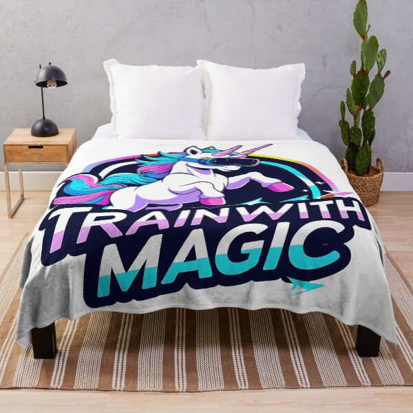 Item preview, Train with Magic – VR Fitness Unicorn designed and sold by zoughlal.