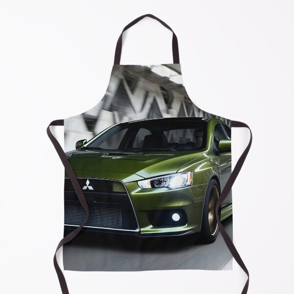 Item preview, Green Mitsubishi Lancer Evo X Poster – Bold JDM Wall Art IV designed and sold by AutoPopStudio.