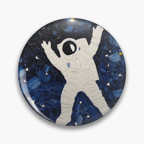 Item preview, Astronaut | Post-impressionist painting style designed and sold by ComicsFactory.