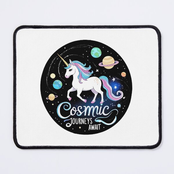 Item preview, Cosmic Journeys Await – Celestial Unicorn Voyager designed and sold by zoughlal.