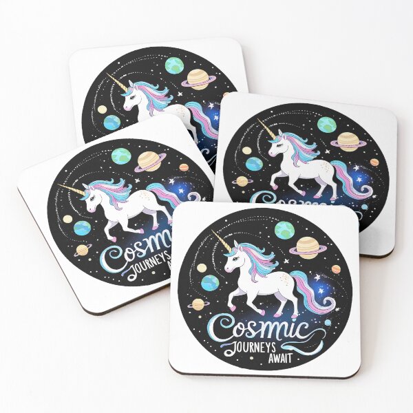 Item preview, Cosmic Journeys Await – Celestial Unicorn Voyager designed and sold by zoughlal.