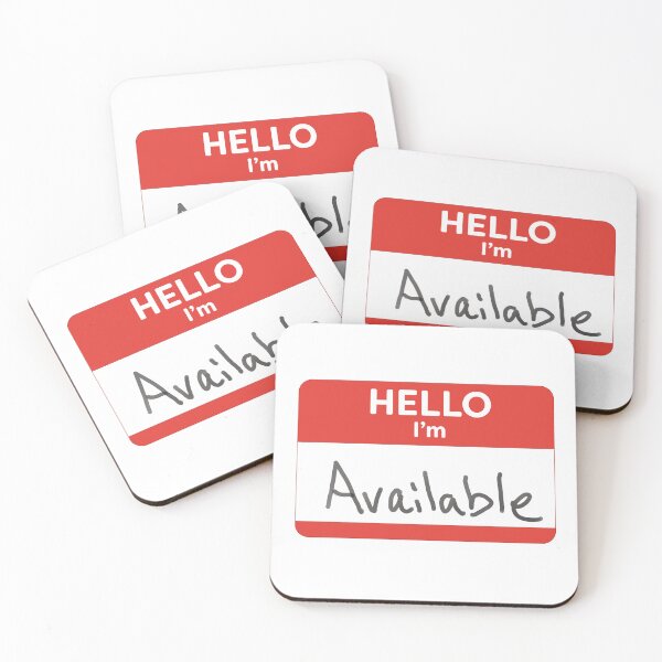 Item preview, Hello, I'm Available designed and sold by WordyDreams.