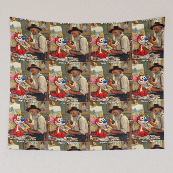 Item preview, Renoir And Stimpy : A Rick London Graphic  designed and sold by Rick London Gifts.