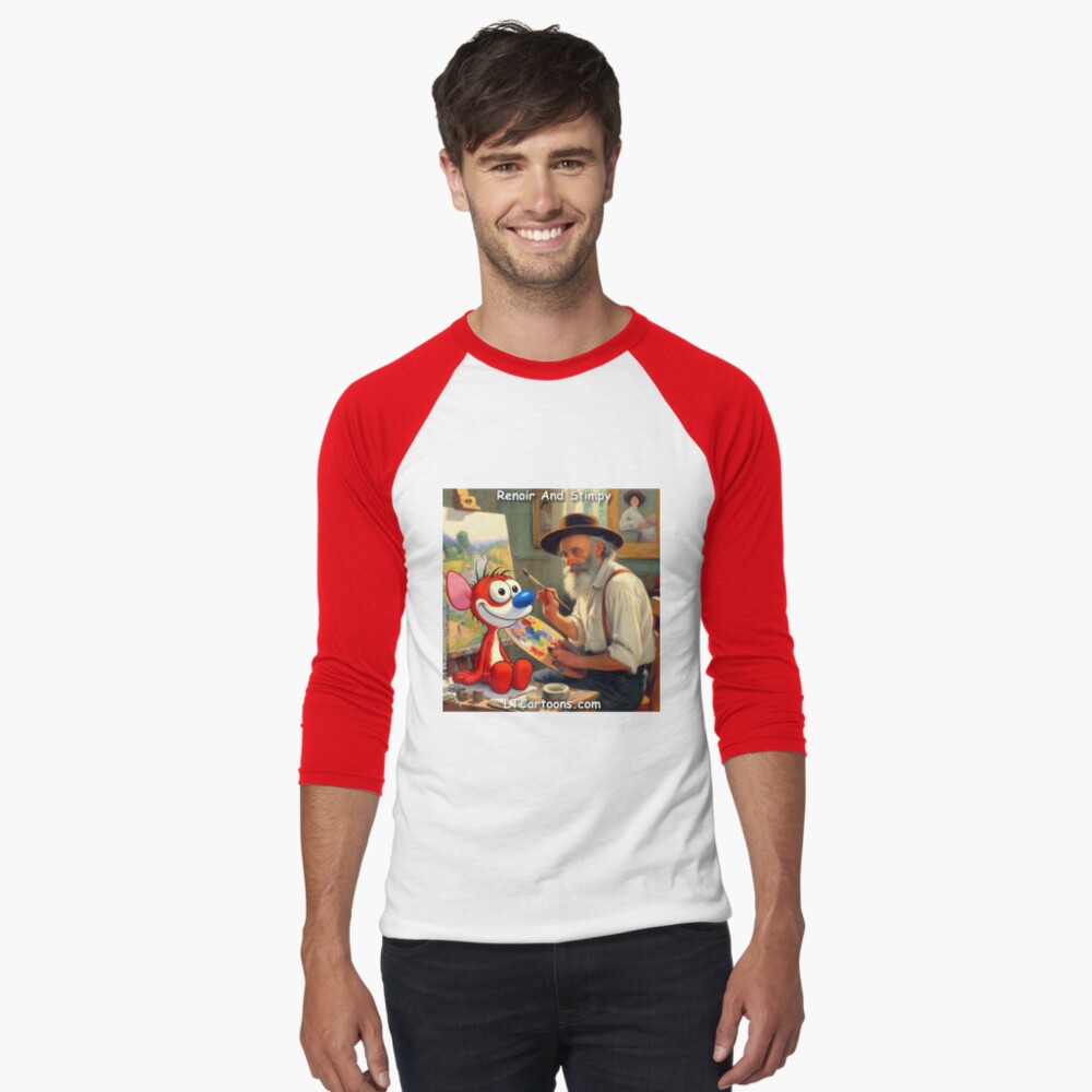 Item preview, Baseball ¾ Sleeve T-Shirt designed and sold by ltcartoons.