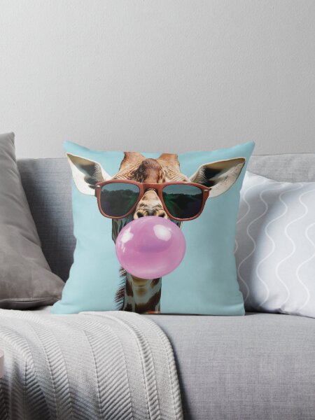 Artikel-Vorschau von Lustige Giraffe mit Sonnenbrille und Kaugummi, designt und verkauft von FrancisBeaver.