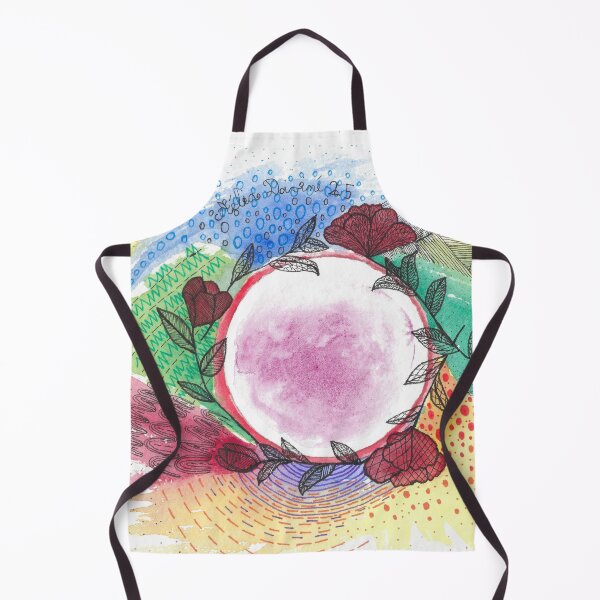 Item preview, watercolor and felt floral pattern, Poetic and Colorful Art designed and sold by Alain DIVINE.