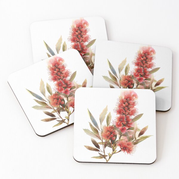 Item preview, Native Australian Flora, Flower, Bottlebrush (Callistemon) designed and sold by PapuruDesigns.