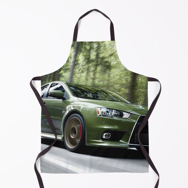 Item preview, Green Mitsubishi Lancer Evo X Poster – Bold JDM Wall Art V designed and sold by AutoPopStudio.